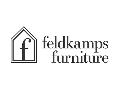 Feldkamps Furniture Logo branding design designer graphic design graphicdesign illustration logo logodesign typography