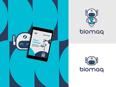 Biomaq | Visual Identity⁣ bio biomaq brand brand identity branding design graphicdesign jullyana barasileiro logo logotype minimal recycle