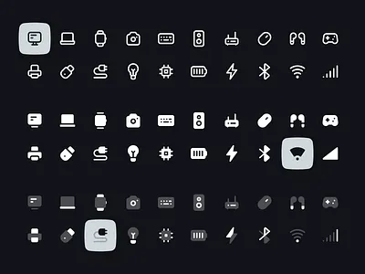 Figma 1600+ Icons - Filled, Outlined, Duotone android app design design system duotone figma filled icon icons ios line material outline outlined solid templates ui ui kit