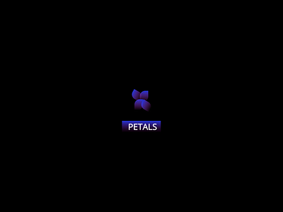 PETALS GLOW 1 figma flower flower logo glow typography