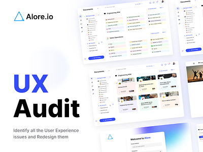 UX Audit | Alore.io | Document Module app design audit behance clean design dashboard design document documentation graphic design minimal design modern design product design saas design trending design 2022 ui uidesign uiux ux uxdesign web app