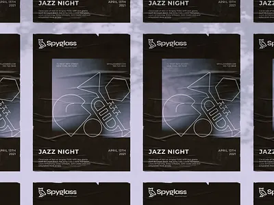 Spyglass Rooftop Bar - Poster brand design brand identity branding design illustraion logo logotype modern poster design typography