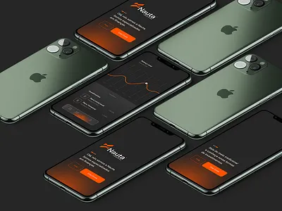 Screens for Nauta Investimentos app (XP) branding design figma ui