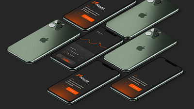 Screens for Nauta Investimentos app (XP) branding design figma ui