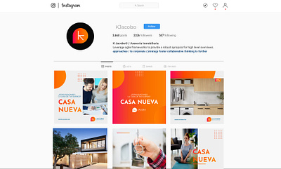 Instagram Browser Window / K Jacobo ® branding branding and identity branding design colombia logo logotype rrss social socialmedia
