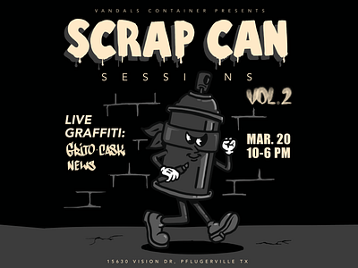 Graffiti Event Flyer Illustration flyer artwork handlettering illustration