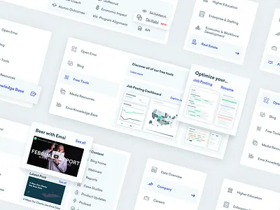 Navigation System blog content card cards ui design minimal nav bar navbar navigate navigation navigation bar navigation design navigation menu ui ux