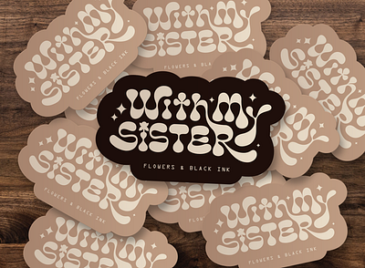 Sticker brand brand identity branding illustration sticker stickermule typography