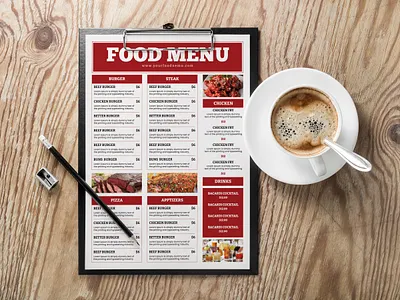 Food Menu Template branding broucher design food menu design food menu template graphic design illustrator magazine cover photoshop vector