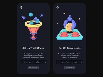 Trunk UI Illustrations app app design app icons app illustrations cards design clean design development features illustrations geometry illustration illustrationmetaphor minimal design mobile onboarding perfect pixel product illustrations ui ux vector illustration web illustrations