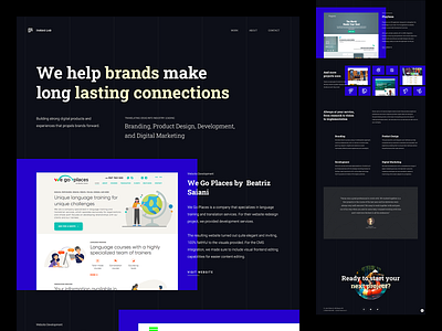 fariaslab new homepage agency landingpage portfolio studio webdesign