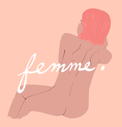 Femme de la Femme body design female illustration procreate women