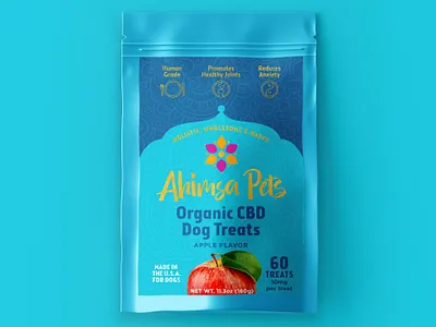 Ahimsa Pets branding cbd dog packaging pet