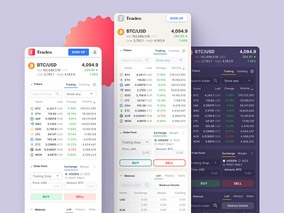 Figma Dashboard UI kit — Crypto trading DEX template app crypto dark dashboard design dex figma finance material templates trading ui ui kit