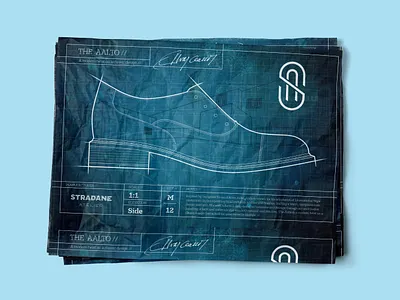 Stradane Atelier tissue paper branding packaging shoes