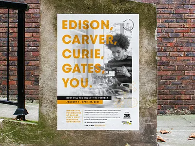 2021 Kansas City Invention Convention branding campaign icons invention inventor lockup science type typography