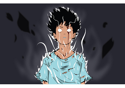 Mob Psycho 100 aesthetic animation anime animeart art cartoon character cartoon illustration illustration illustrator mobpsycho100 vector
