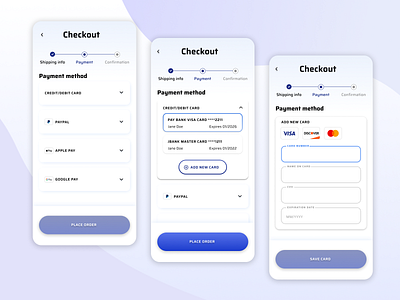 Daily UI Challenge #2 app blue credit card credit card checkout credit card payment creditcard dailyui design mobile mobile app payment ui ux web