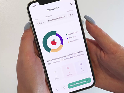 Plantwise Health Mobile App animation app branding case study food food app health ios live mobile motion graphics mvp nutritious prototype ui