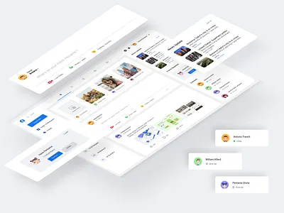 Redesign Webpage appdesign chat chat app dailyui dashboard ui explore isometric isometric design mobileappdesign social media design socialmedia topdesign uidesign uiux webdesign webpage webpagedesign website website concept website design