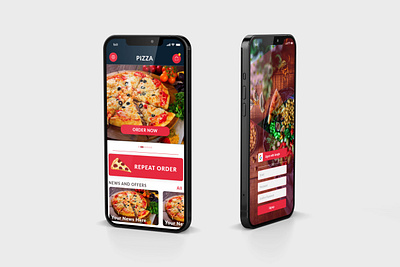 Pizza App adobe xd app design download mockup mobile app design mobile design mobile ui ui ux