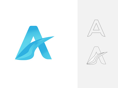 Letter A logo abstract agency logo app icon colorful dribbble best shot gradient logo illustration letter a logo logo animation logo collection logo design branding logo maker logodesign logos logotype minimalist logo monogram logo sea typography ui