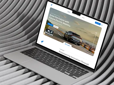 Electric Car Dealership Website UI Design car electric vehicle figma landing page uiux