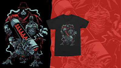 Tyrant Tee apparel illustraion procreate resident evil tees tshirt zombies