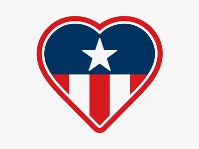 'Merica Heart digital art heart