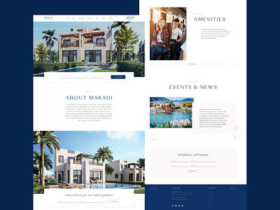 Landing Page blue clean ui egypt holiday landing page landing page design modern design travel uiux webdesign website