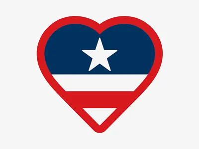 'Merica Heart digital art