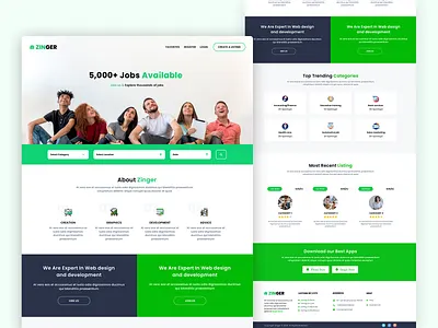 jobs finder website illustrator job board jobfinder jobs sketch upwork webdesign website website concept website design