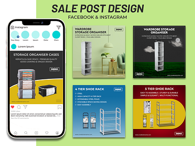 E-comarce Store Social Media Post banner ad banner design business banner instagram banner instagram post sale banner social banner social media design social post social post design