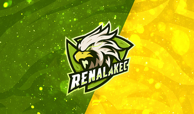 Logo for twitch channel "Renalakec" design graphic designer illustration logo logo design logotype mascot streamer streamers twitch twitch logo vector