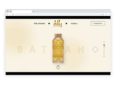 Batlah Perfume Landing Page animation clean clear design interface ksa landingpage logo luxury oil perfume product ui ui design ux web webdesign website websitedesign
