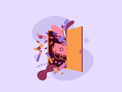 Medical Home Supplies 2d design dribbble flat design illustration inspirations landing page medical minimal shot supplies vector