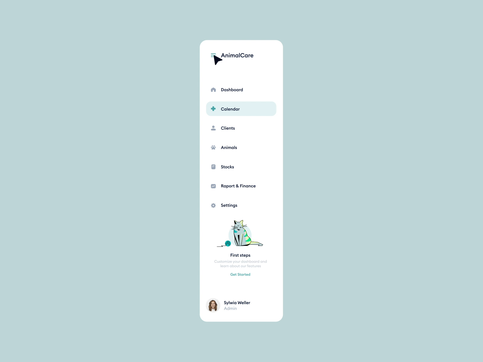 Example of Sidebar Navigation - Tooltip Exploration