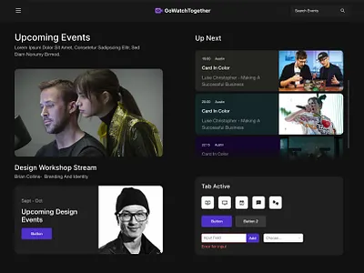 Styletyle - video streaming dashboard event planner streaming video