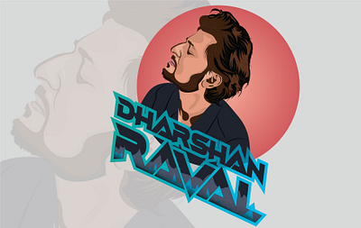 Dharshan Raval Illustration | Mascot Logo design illustration logo logodesign minimalist logo portait portrait illustration vector