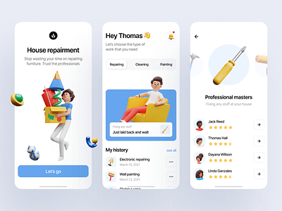 Humanity Illustrations 👍 3d app application characters colorful craftwork design humanity illustration illustrations product ui