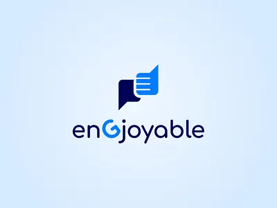 English engjoyable blue brand identity branding branding concept branding design colors corporate identity english inspiration learning logo logo design logotype teacher typography ui vector