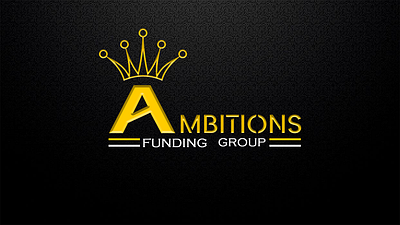 Ambitions Funding Group design logo typography