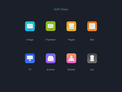 Original icons for your collection archive box car essentials figmadesign glass icondesign icons image pages payment rocket smooth soft software television tv uidesign