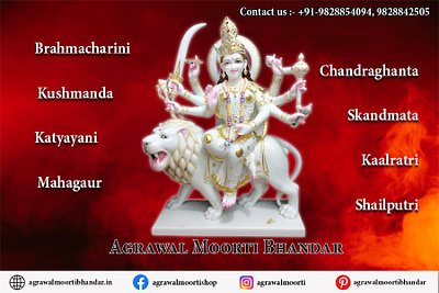 Maa Durga Marble Moorti - Agrawal Moorti Bhandar agrawal marble moorti agrawal moorti bhandar design handicrafts illustration maa durga marble moorti maa durga marble moorti marble marble durga maa statue marble durga maa statue marble moorti marble murti marble statues