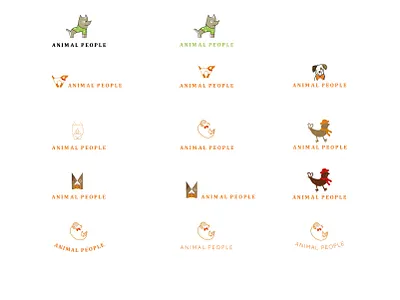 Animal People logo design art branding design graphic graphic design graphicdesign logo logodesign vector