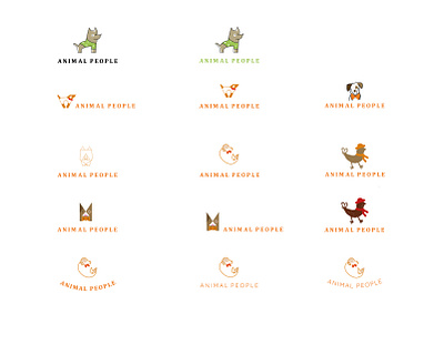 Animal People logo design art branding design graphic graphic design graphicdesign logo logodesign vector