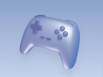 Game 3d blender icon illustration ios logo