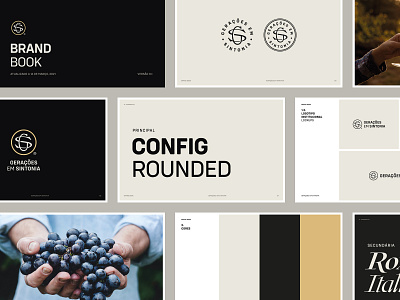 GS Wines Wine Brand Guidelines brand branding design guidelines guides logo typography wine