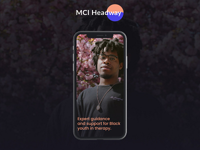 Therapy and Guidance for Black youth app black health health app healthcare healthy mobile app product design therappy ui ux youth