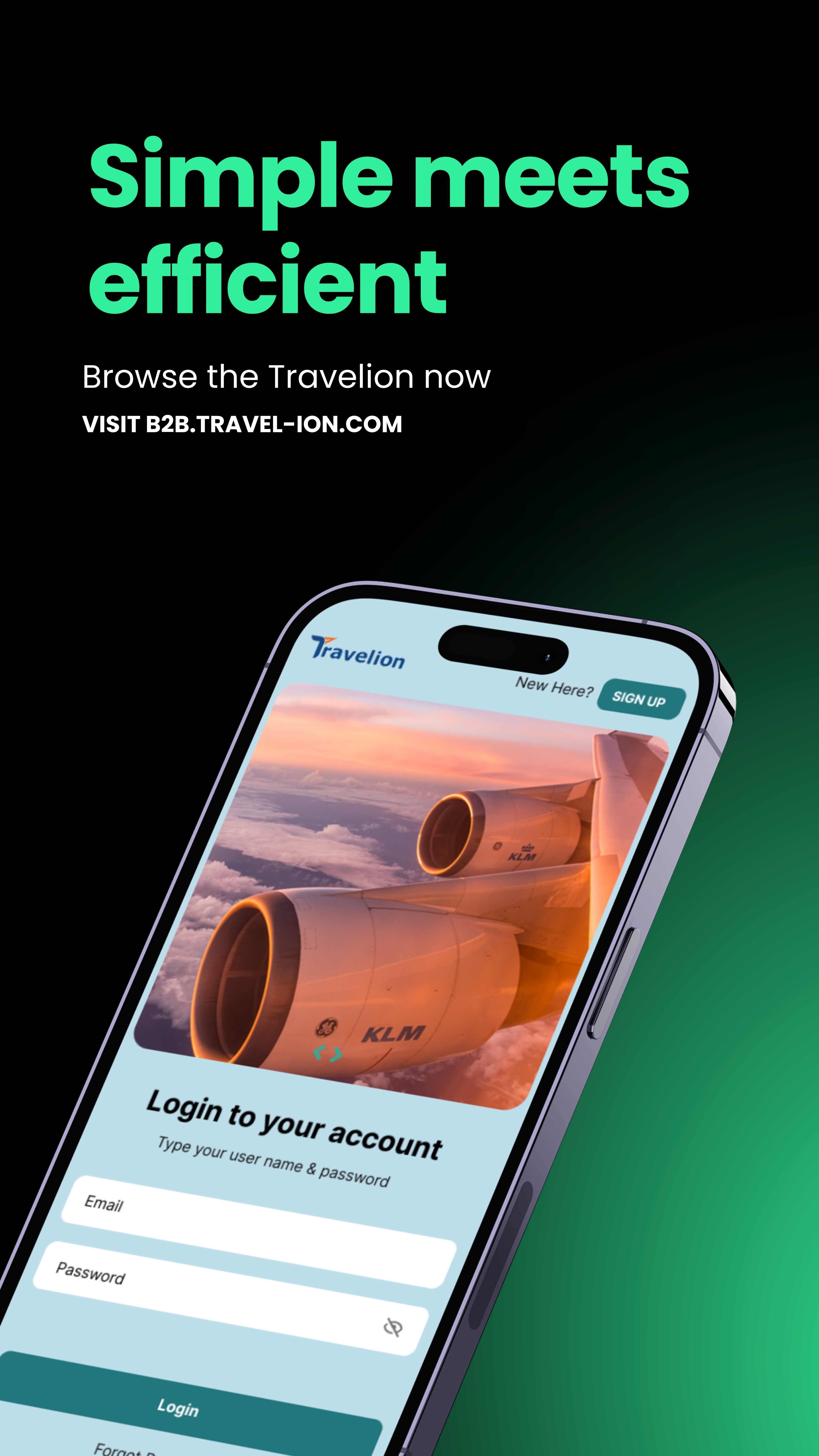 Mock up for B2B clients (Travelion-OTA) branding ui